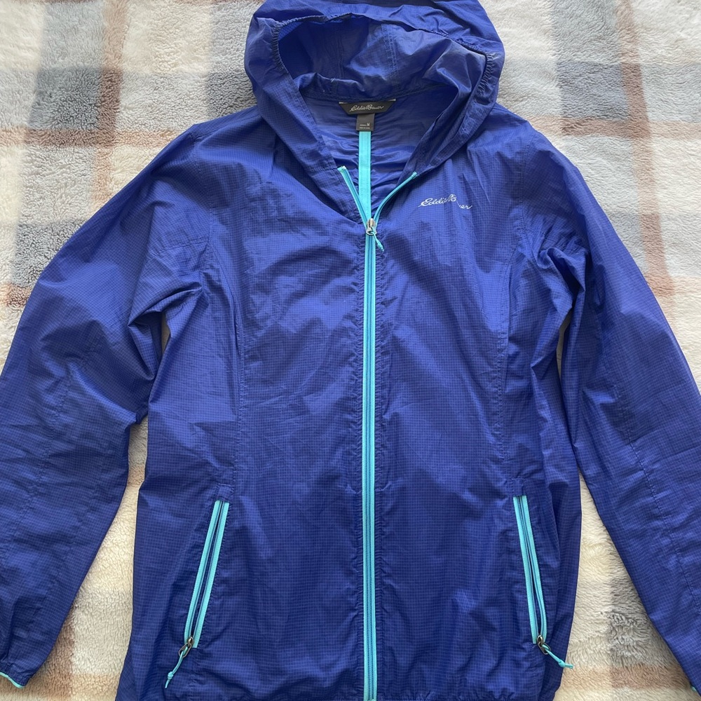 Eddie Bauer Violet Blue Windbreaker